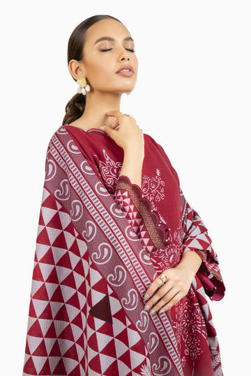 Alkaram FW-15-22-Red Winter Collection 2022 Online Shopping